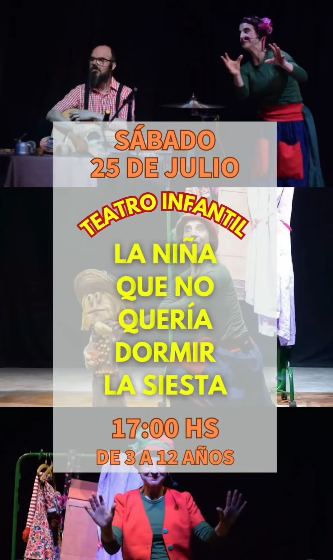 La niña que no quería dormir la siesta - Obra de teatro infantil