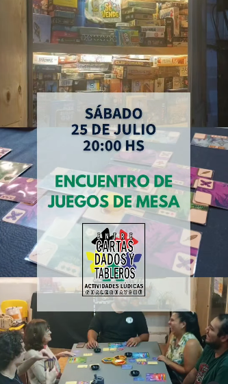 Entre cartas, dados y tableros - Juegos de mesa